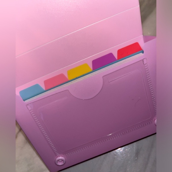 BACK TO SCHOOL Index Card/Coupon Organizer Includes Index Cards & 5 Dividers - Picture 1 of 4